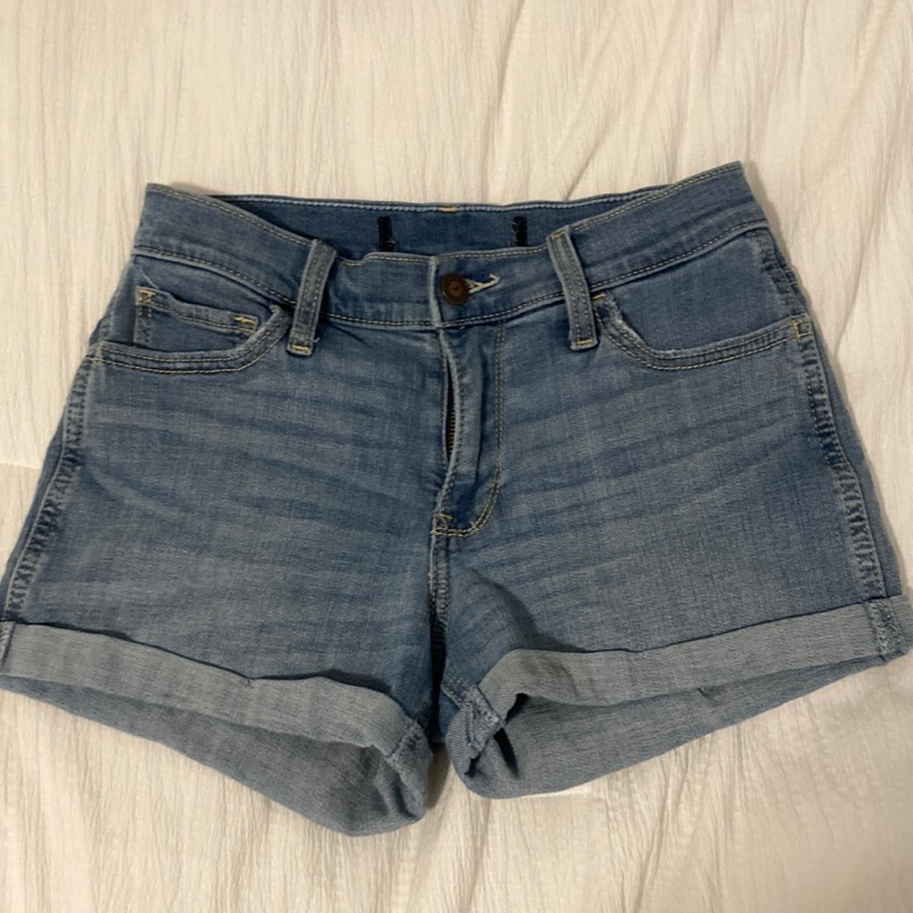 Light wash Jean Shorts